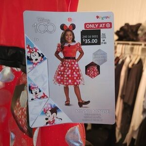 Disney 100 Minnie Costume for Kids with Ears.
